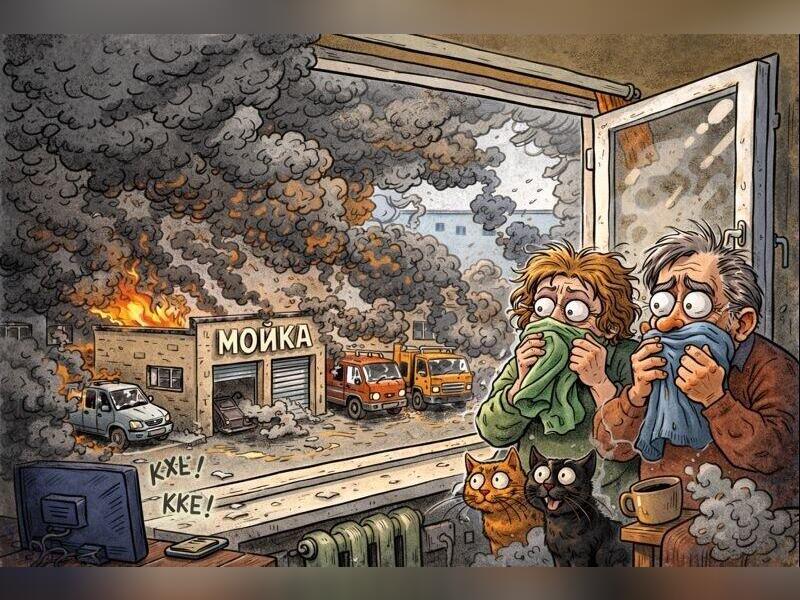 Жители Читы задыхаются от мойки на Нерчинско-Заводской