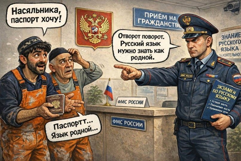 Почему экзамен по русскому языку для мигрантов должен быть жёстким