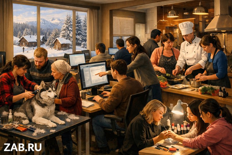 Грумеры, рекрутеры и су-шефы: кому в Забайкалье готовы доплачивать за обучение с нуля