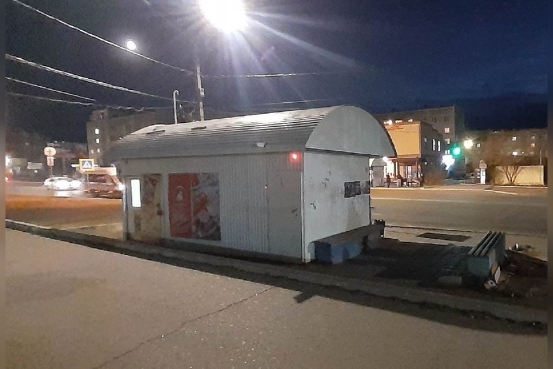 В Чите снесли незаконные павильоны