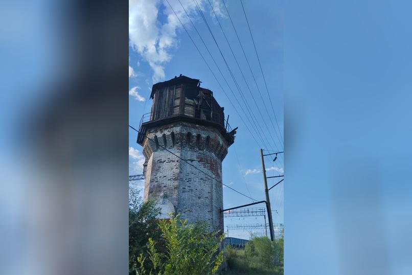 Разрушенную водонапорную башню  демонтировали после вмешательства ZAB.TV