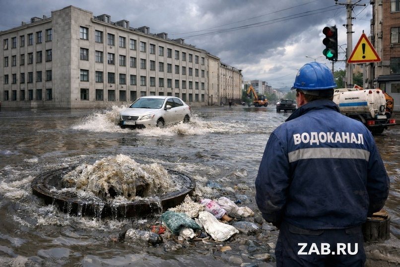 Прокуратура выявила причины разлива стоков в центре Читы