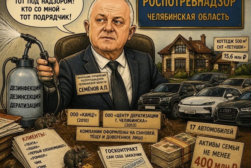Чиновник и дезинфекция: как государственный надзор стал бизнесом на 400 миллионов рублей