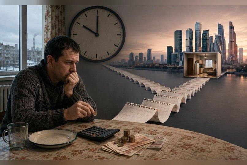Забайкалец накопит на студию в Москве только через 10 лет, если перестанет есть и пить