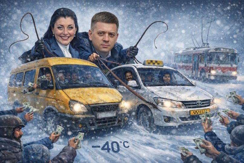 Чита без транспорта: за что наказаны горожане