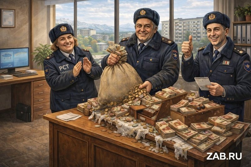 РСТ Забайкалья собрала почти 7 миллионов рублей штрафов и пошлин за квартал