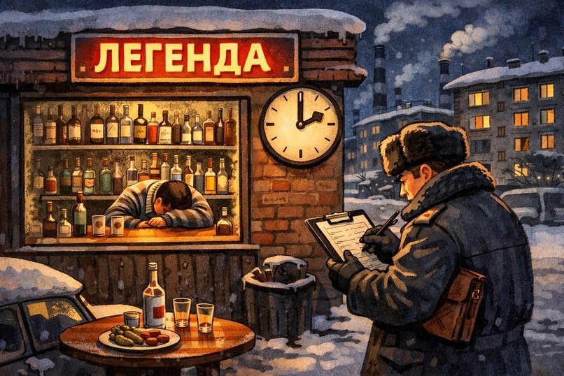 Кафе «Легенда» в Чите дважды попалось на ночной торговле алкоголем