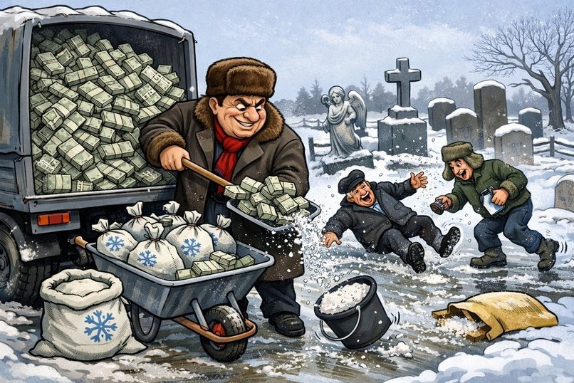 Миллион выделят на посыпку городских кладбищ