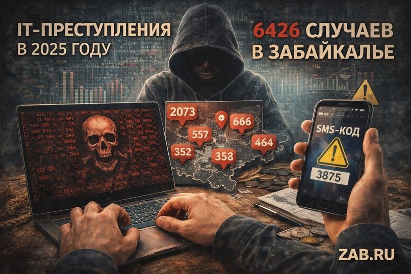 В Забайкалье за год зарегистрировано 6426 IT-преступлений