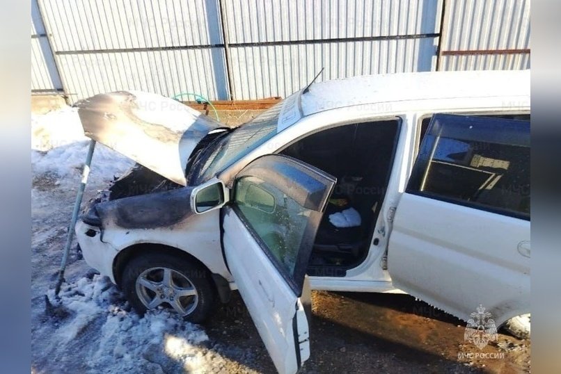 Пожар произошел в гараже села Досатуй