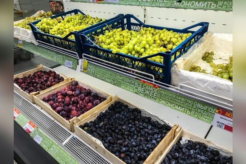 Импорт винограда из Китая в Забайкалье вырос в шесть раз