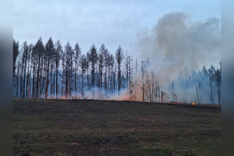 Угроза от лесных пожаров населенным пунктам Каларского округа снята