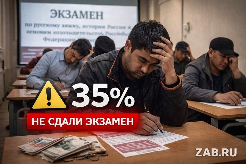 Каждый третий мигрант не сдал экзамен по русскому с первой попытки