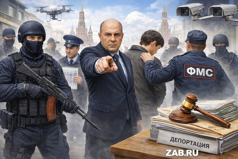 Мишустин: в 2025 году выслали 72 тысячи нелегальных мигрантов