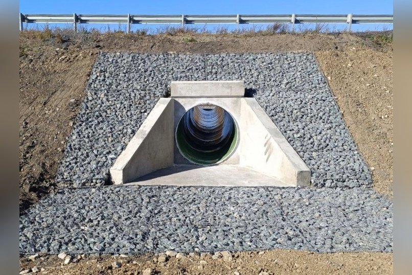 В регионе отремонтировали водопропускные трубы инновационным методом