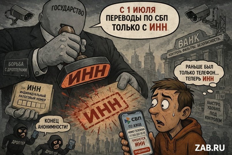 Конец анонимной легкости: СБП с 1 июля потребует ИНН