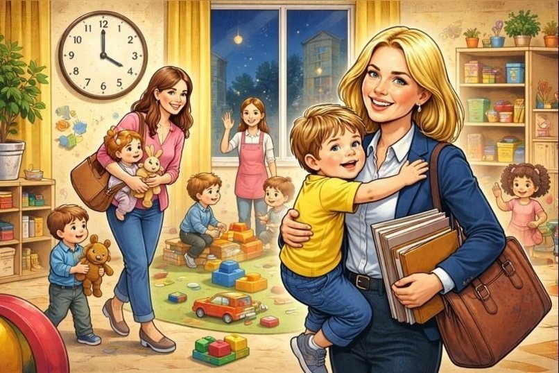 Путин поручил продлить работу детсадов до 20:00 для работающих матерей