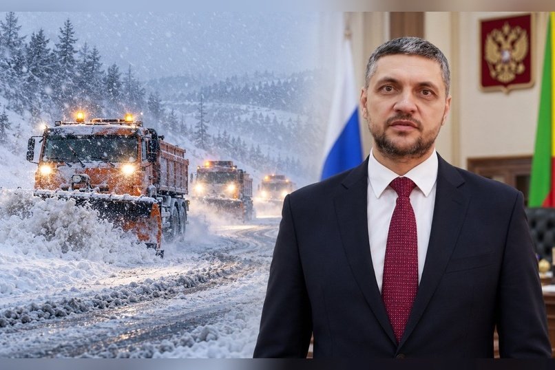 Осипов поручил убрать снежную «кашу» и не ограничиваться посыпкой на дорогах Забайкалья