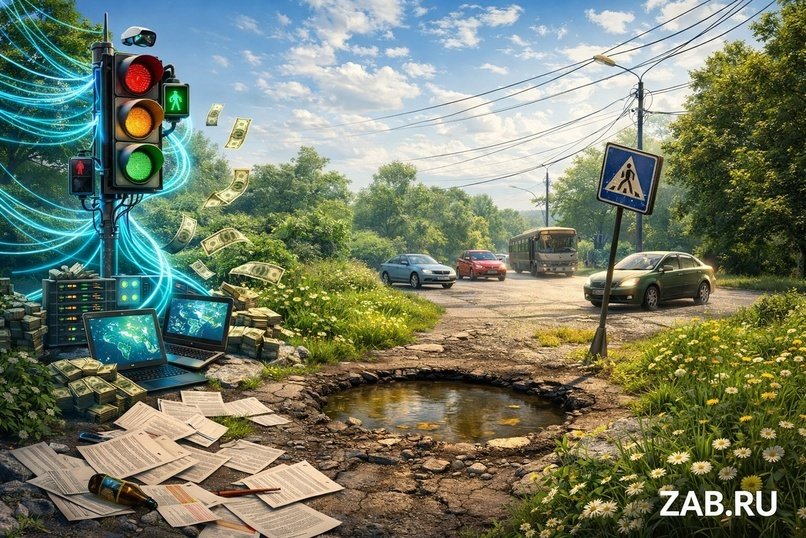 «Умные» светофоры Читы подключат к интернету