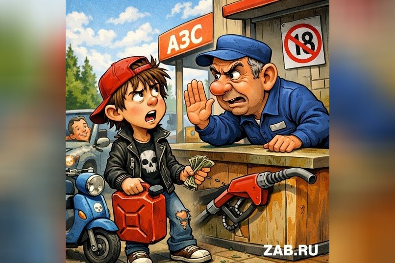 В Забайкалье запретят продавать бензин подросткам с 1 сентября 2026 года