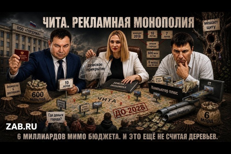 6 миллиардов. Депутаты. Деревья. Яд. Чита ждёт. Открытое обращение к прокурору Забайкалья Александру Яновскому