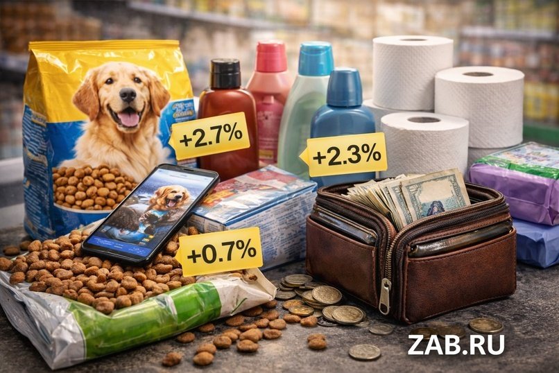 Корм для собак подорожал больше смартфонов: новая ценовая реальность Забайкалья