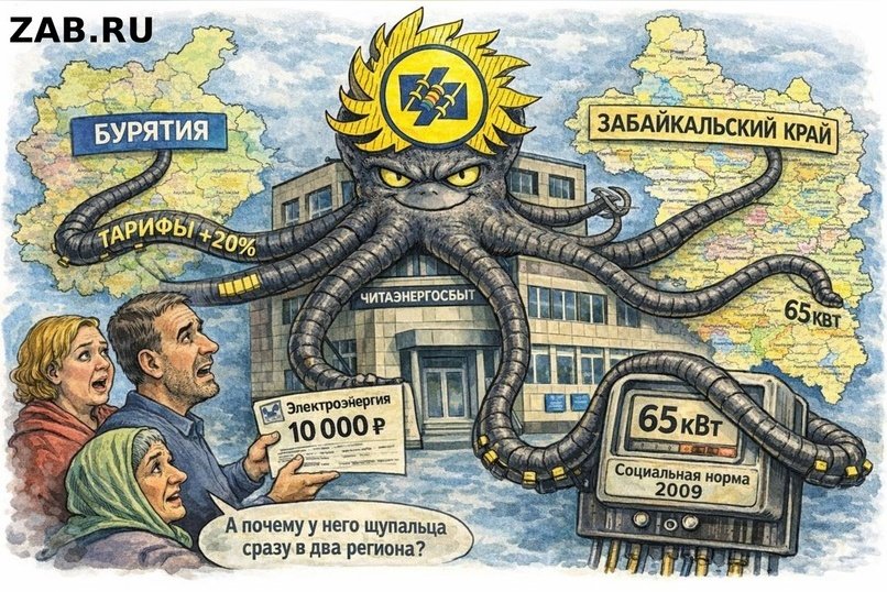 Электроэнергия по-забайкальски: почему край живёт по нормам 2009 года и платит всё больше