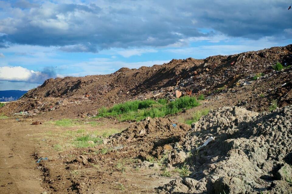 На полигоне в Ивановке ликвидировано тление мусора