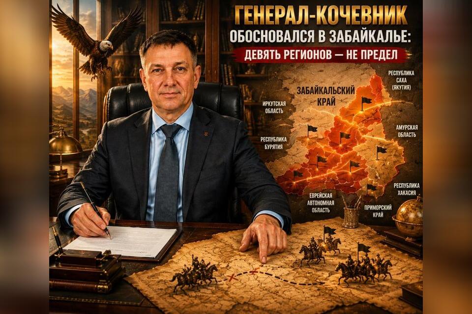 Генерал-кочевник обосновался в Забайкалье: девять регионов - не предел