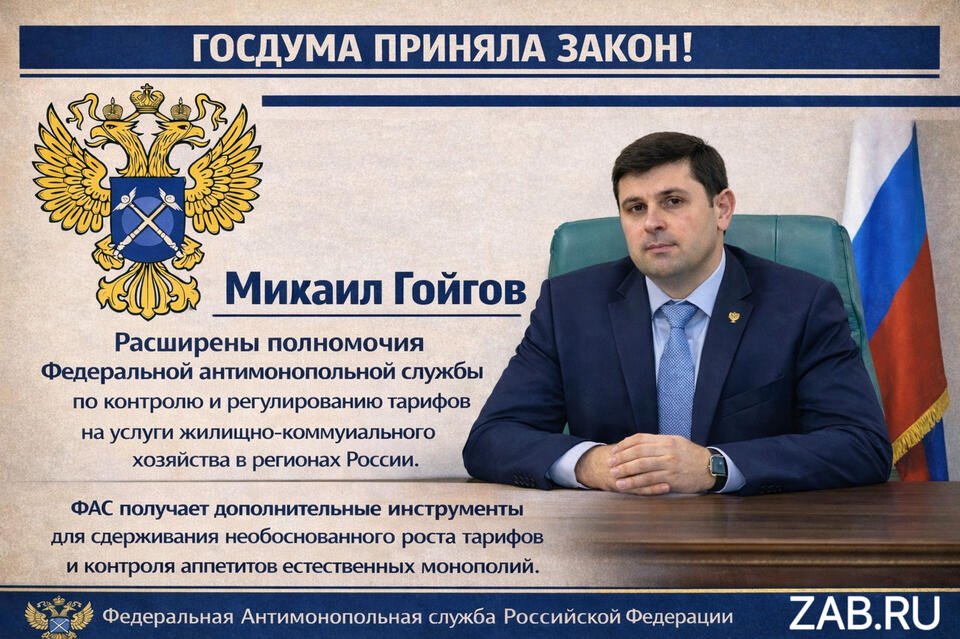 ФАС получила новый рычаг. Для Забайкалья это может изменить всю систему тарифов