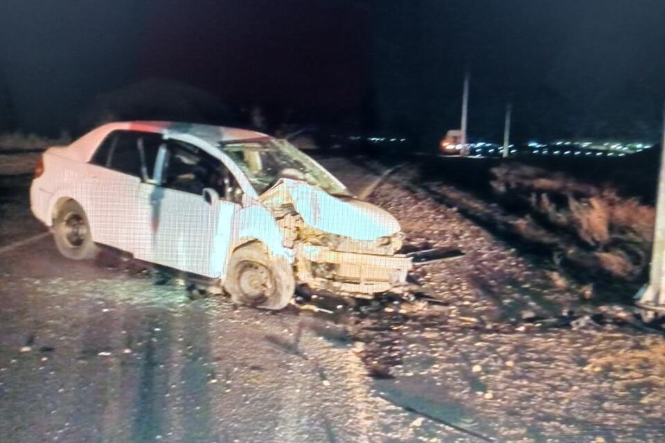 Водителя доставили в больницу после ДТП в Чите