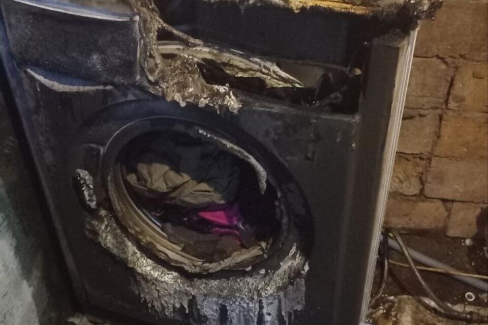 В одной из квартир Могочи взорвалась стиральная машинка