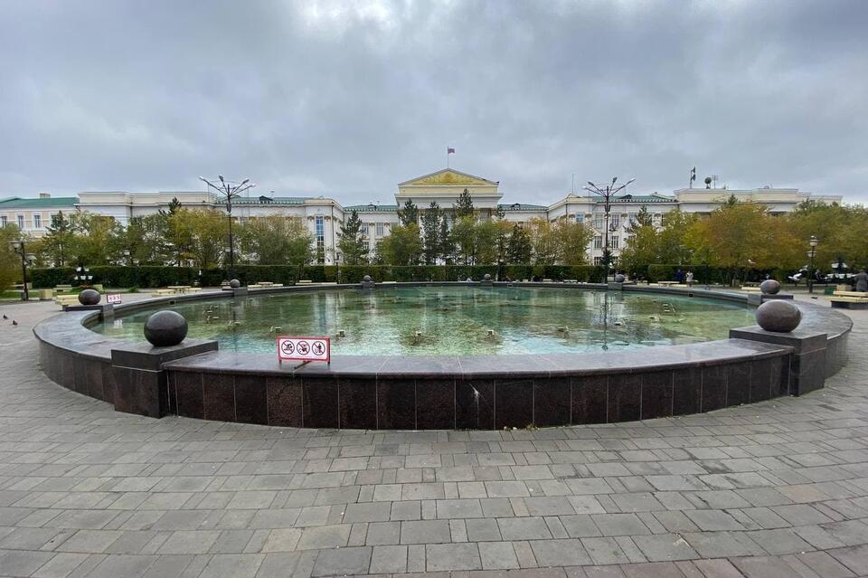 Фонтан на площади Ленина отключен до следующего лета
