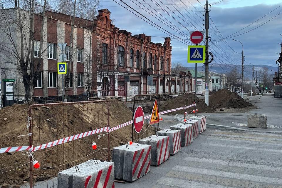 Улицу Анохина перекроют в Чите