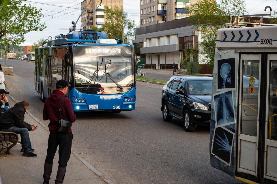 Схема троллейбусной линии до кск в чите