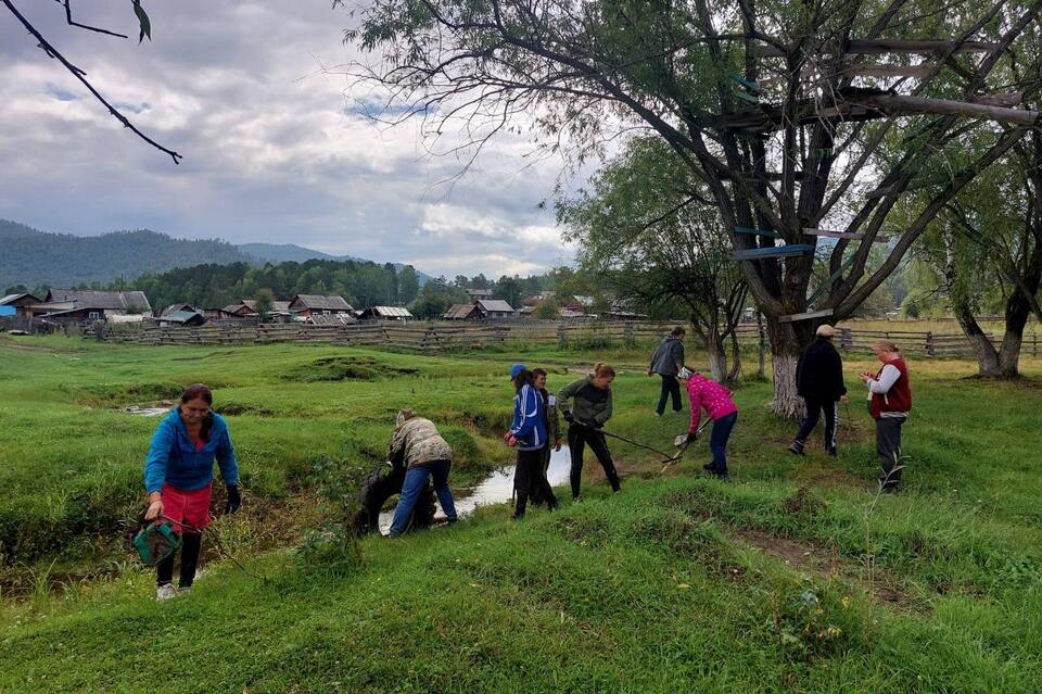 Русло реки Фиона и ее берега очистили от мусора