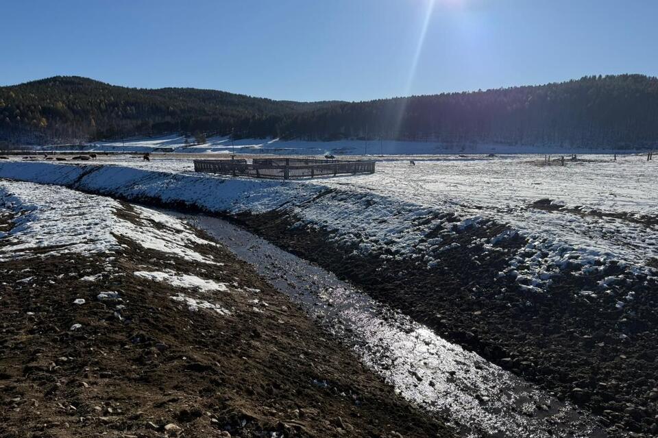 Расчистку русла провели на реке Альбитуй