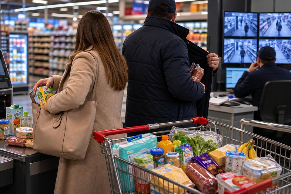 В Забайкалье чиновница и железнодорожник воровали продукты из супермаркета
