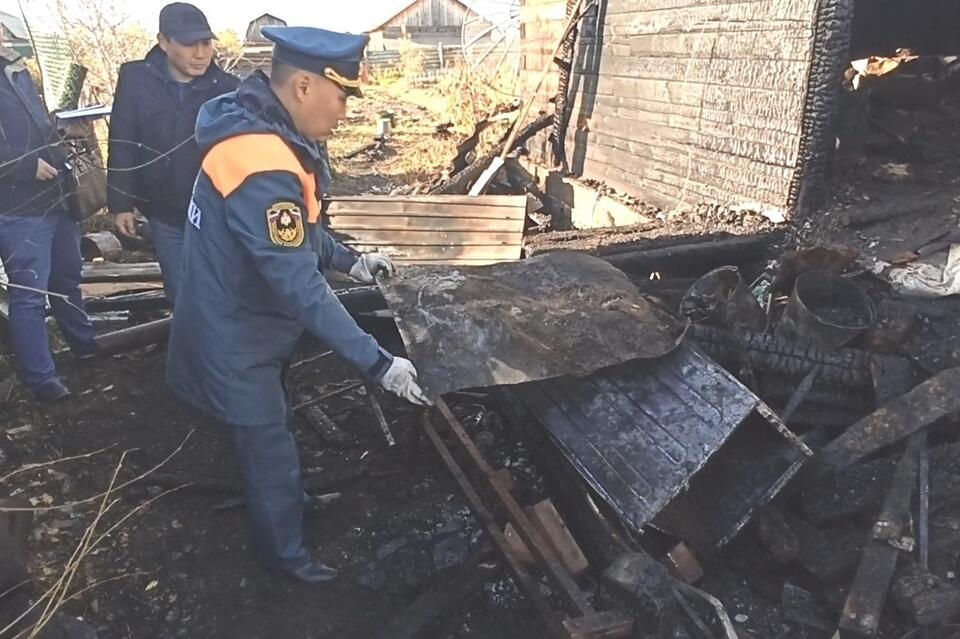 Женщина погибла при пожаре в СНТ «Геодезист» под Читой