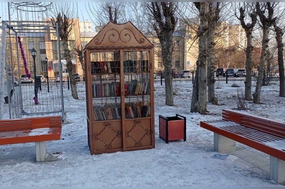 Два новых книжных шкафа с бесплатной литературой появились в Чите