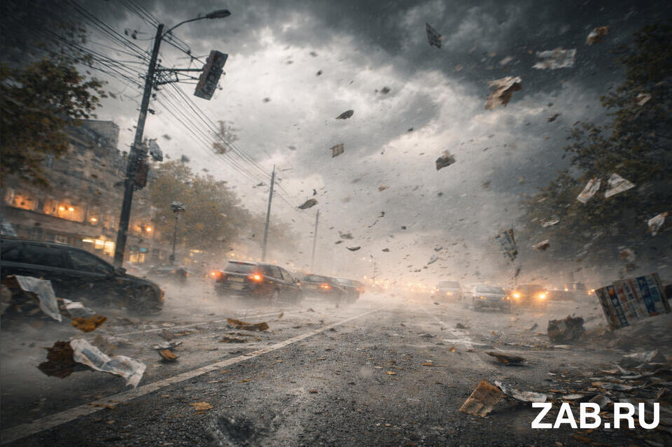 Забайкальское МЧС публикует оперативное предупреждение из-за сильного ветра