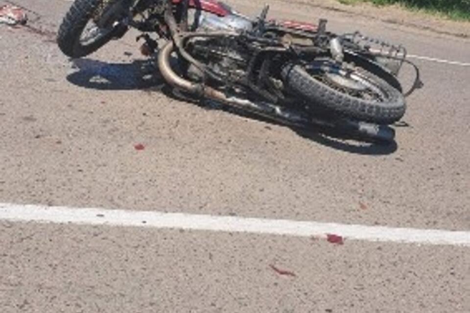 Мотоциклист в Приаргунском районе съехал с проезжей части и опрокинулся
