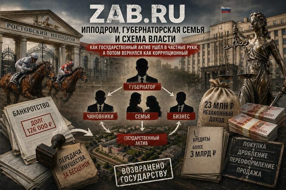 Ипподром, губернаторская семья и схема власти. Как государственный актив ушёл в частные руки, а потом вернулся как коррупционный