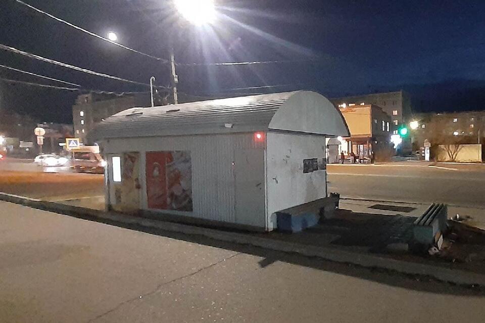 В Чите снесли незаконные павильоны