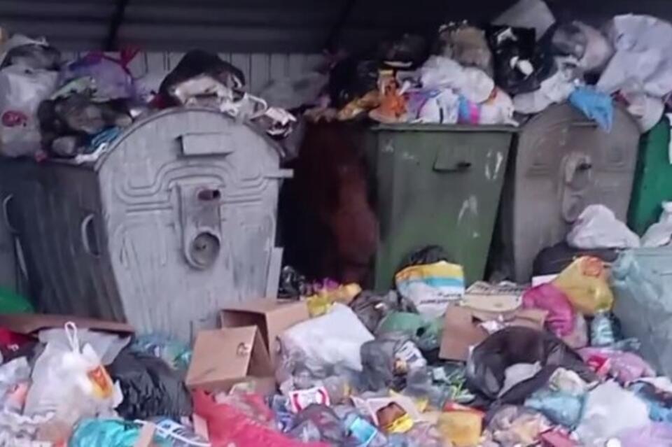 Двор на улице Ползунова превратился в большую свалку