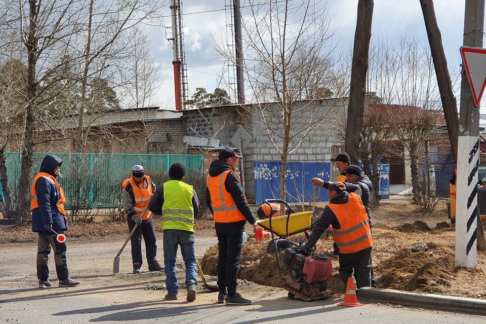 Благоустройство двора в Чите стоит на месте из-за финансовых затруднений