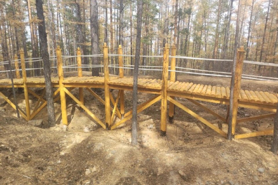 В селе Кука продолжается обустройство туристической тропы