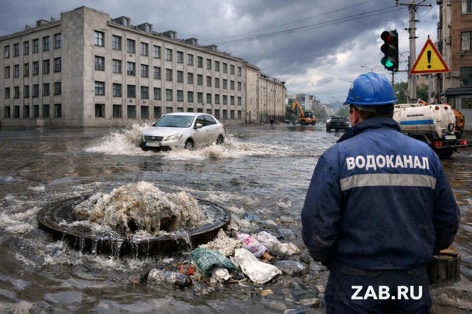 Прокуратура выявила причины разлива стоков в центре Читы