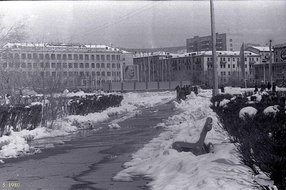 Необычный снегопад прошёл в Чите 43 года назад