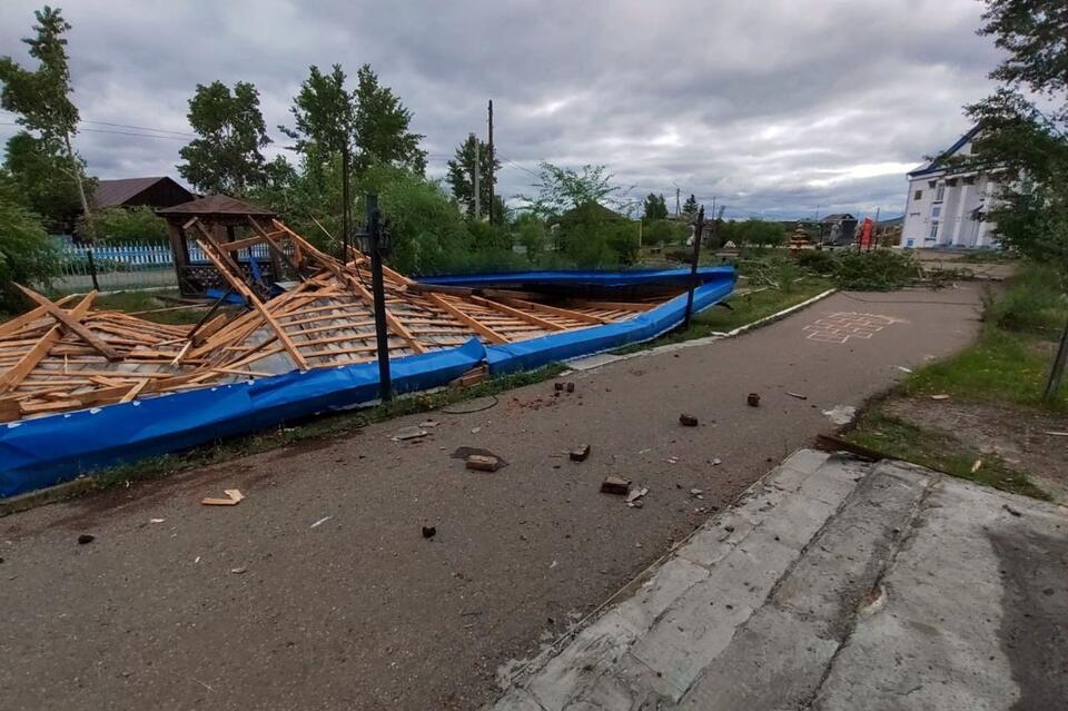 Прокуратура начала проверку из-за сорванной ветром крыши в Шилкинском районе